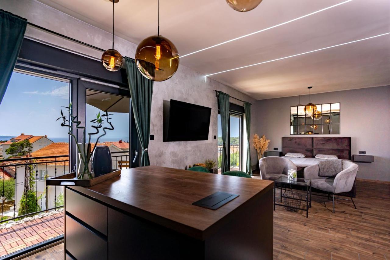 Modern Studio With A Beautiful View Rab Town Buitenkant foto