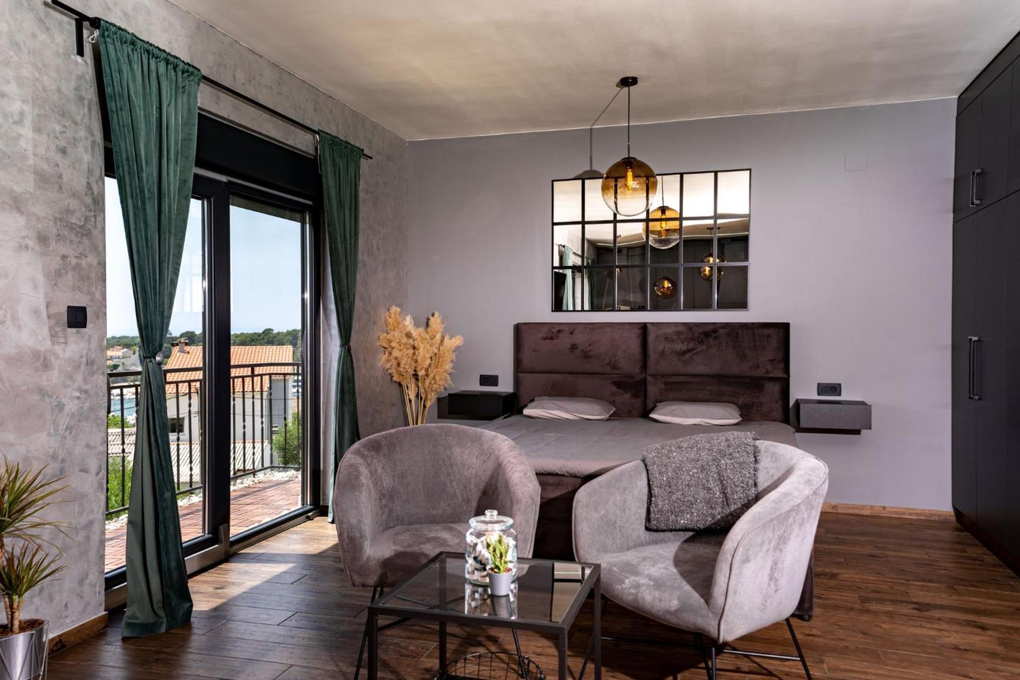 Modern Studio With A Beautiful View Rab Town Buitenkant foto