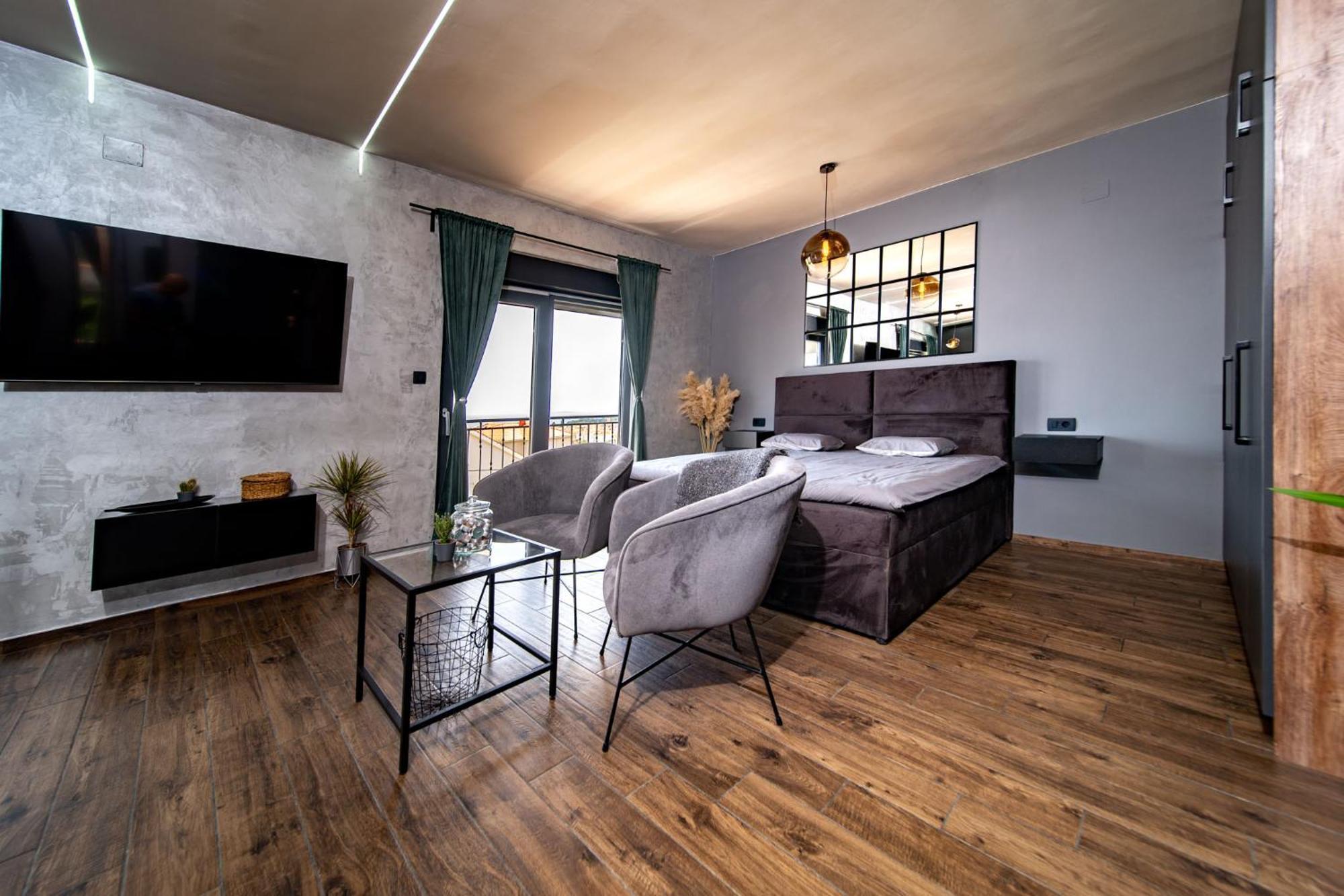 Modern Studio With A Beautiful View Rab Town Buitenkant foto